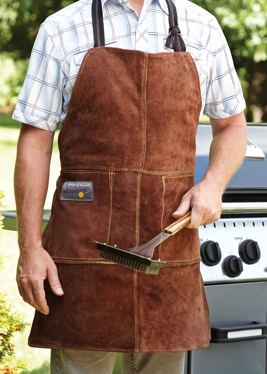 Tablier de Barbecue en Cuir – Élégance, Durabilité et Protection